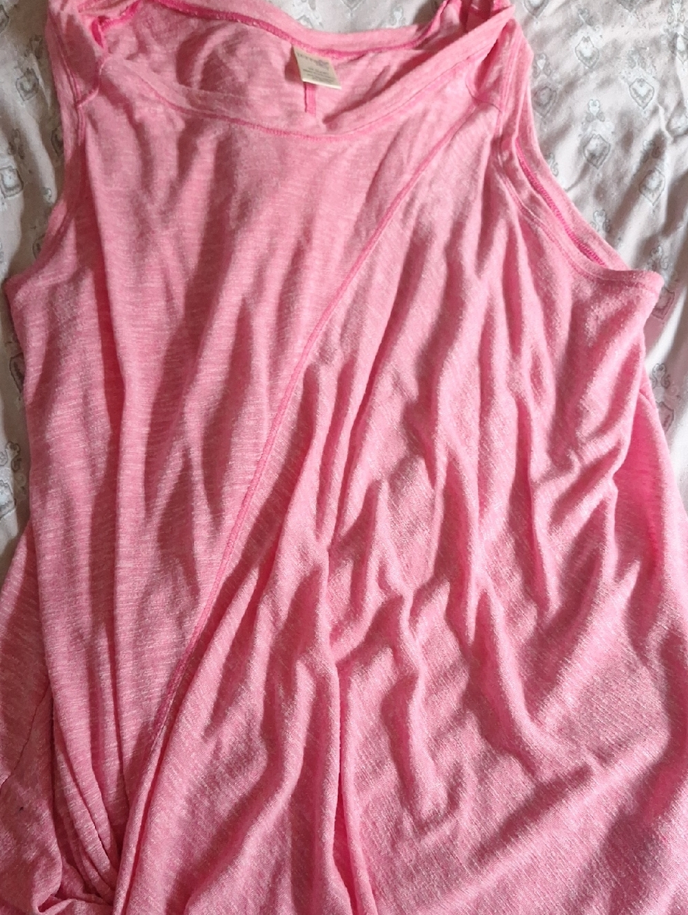 Terra & Sky Heathered Pink Sleeveless Tank